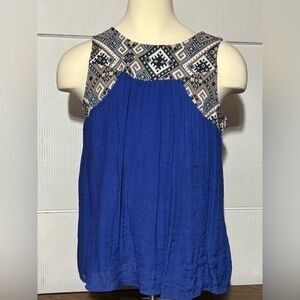 Doe & Rae ladies 3XL sleeveless summer top. Cute tie on the back. 30” L 23” P2P